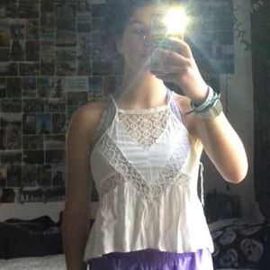 nwot pacsun lace tank top